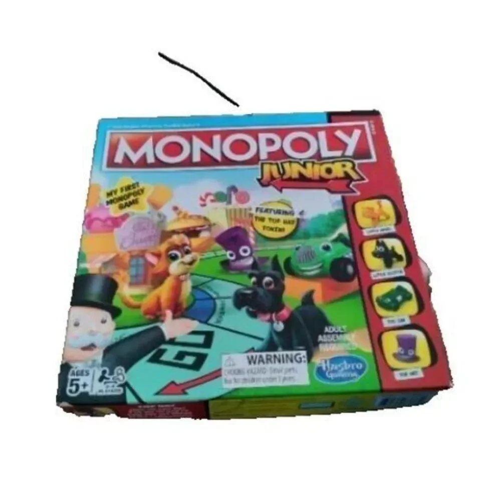 Hasbro‎ Monopoly VINTAGE Junior Jr Game My First Monopoly Game NEW CONTENTS Y2K